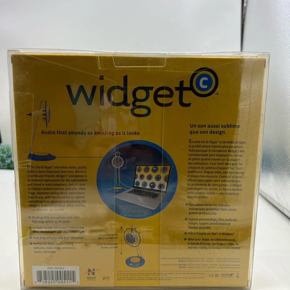 NEAT Microphones Widget C Desktop USB Condenser Microphone